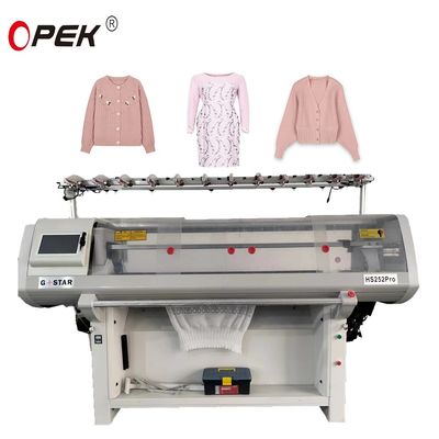 스웨터/모자 Opek 셔츠 Jacquard 인기 스타일을 위한 컴퓨터화된 평면 짜기 기계