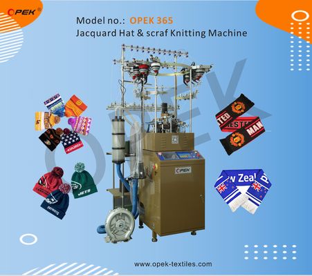 맞춤형 축구 팬 스카프와 베니 모자 직제 기계 800pcs / 일 출력