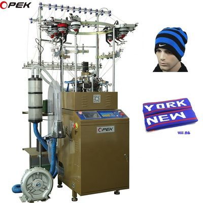 맞춤형 144-400 바늘 OPEK 완전 컴퓨터화 된 Jacquard Beanie 세탁 기계