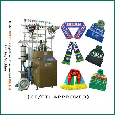 OPEK의 고속 직제 기계 800pcs/day Beanie Cap 생산 용량