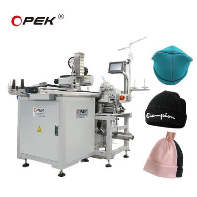 1.5KW OPEK-300HS 옷 가게에서 넥타이 모자 머리에 대한 자동 모자 꿰매기 기계