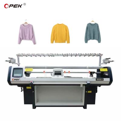 1200~1400 Rpm 첨단 기술로 컴퓨터화 된 자동 스웨터 짜기 기계
