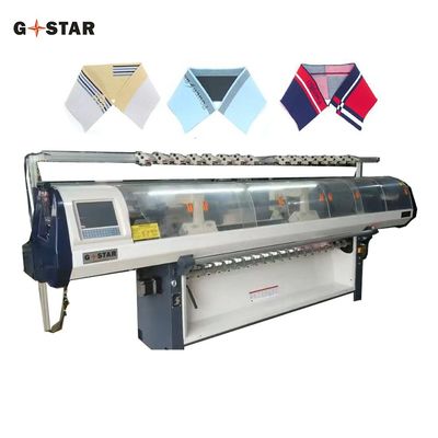 1.5W 스웨터 제조를 위한 완전 자동 Jacquard 평면 목걸이 짜기 기계