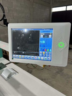 머리 간격 400mm 6 머리 12 15 바늘 모자를 수직 기계