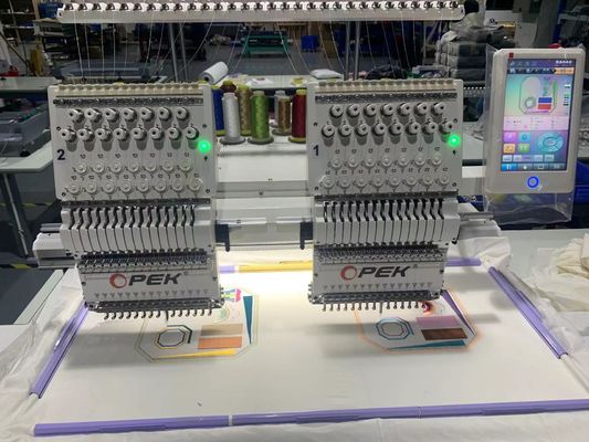 110V-220V 내장 전원 2 헤드 컴퓨터화 수직 기계 14 언어