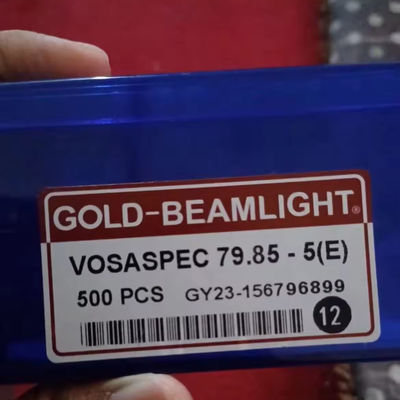 VOSSPE 79.85-5 금빛 금속 평면 넥팅 기계 정밀 넥팅을 위한 바늘