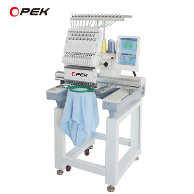 산업용 컴퓨터화 된 OPEK 단일 머리 bordure 기계 티셔츠 캡 모자 제조