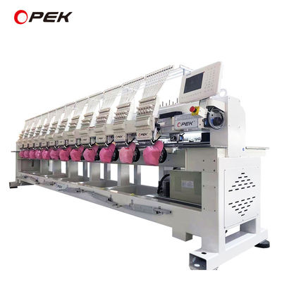 12 헤드 컴퓨터화 embroidery 머신 Max Emb.Area 400 * 450 실크에서 표준과 함께
