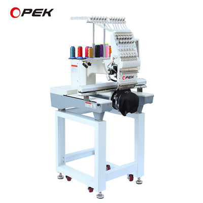 110V-220V OPEK 싱글 헤드 모자 수직 기계 터치 스크린 더하오 10인치 A15